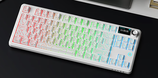 黑爵MK87無(wú)線三模87鍵機(jī)械鍵盤(pán),等你來(lái)玩!